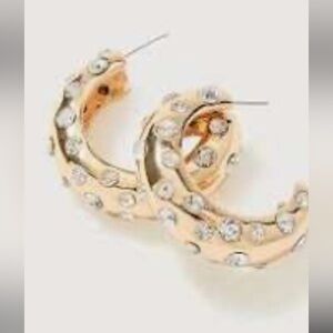 Lilly Pulitzer All Daled Ip earrings in gold-NWT